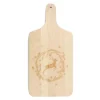 Creative Products Noel Deer Wreath 8 X 17 Maple Paddle Cutting Board