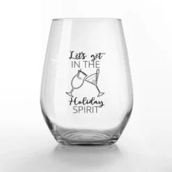 Creative Products In The Holiday Spirit 15 Oz. Stemless Wine Glass 4 Creative Products In The Holiday Spirit 15 Oz. Stemless Wine Glass -Home Decor GUEST 83619485 7664 4edb 9a47 716c5d01e3d0