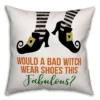 Creative Products Bad Witch Fabulous Shoes 16x16 Indoor / Outdoor Pillow