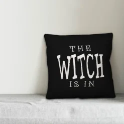 Creative Products The Witch Is In 18x18 Indoor / Outdoor Pillow