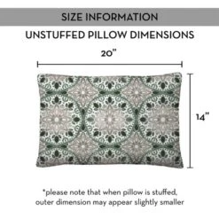 Creative Products Faded Gray Green Medallions 14x20 Indoor / Outdoor Pillow -Home Decor GUEST 87bda506 32cb 47cf abe7 fb0181b18c9d