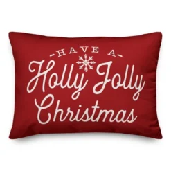 Creative Products Have A Holly Jolly Christmas 14x20 Indoor / Outdoor Pillow -Home Decor GUEST 89405109 af99 4a6c aef6 1a9817a31b26