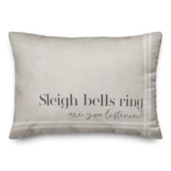 Creative Products Sleigh Bells Ring 20 X 14 Indoor / Outdoor Pillow -Home Decor GUEST 8eeeca02 7a8d 407b 9c6b 2c0af2f3843d