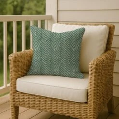 Creative Products Scribble Chevron 3 16 X 16 Indoor / Outdoor Pillow -Home Decor GUEST 929f72e9 5cc1 47f3 b73c 5c14df2f2237