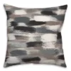 Creative Products Black Brushstroke Pattern 18x18 Indoor / Outdoor Pillow
