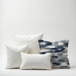 Creative Products Blue Brushstroke Pattern 18x18 Indoor / Outdoor Pillow -Home Decor GUEST 96a2daac 61f7 4047 b226 564da58bcb4a