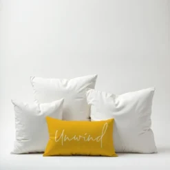 Creative Products Unwind Script Yellow 14x20 Indoor / Outdoor Pillow -Home Decor GUEST 9ae6b210 49b6 460a 8ec9 aa7ab99f9b4f