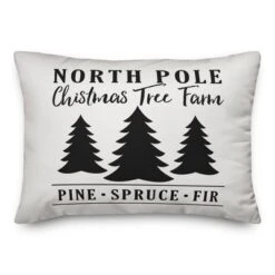 Creative Products North Pole Christmas Tree Farm 14x20 Indoor / Outdoor Pillow -Home Decor GUEST 9c4f7987 dab2 4356 95ef ac096b1e81e7