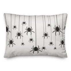 Creative Products Hanging Spiders 20 X 14 Indoor / Outdoor Pillow