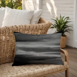 Creative Products Black Streaks 14x20 Indoor / Outdoor Pillow -Home Decor GUEST 9d1d3813 39b7 4bfd a59c bbfb78d88179