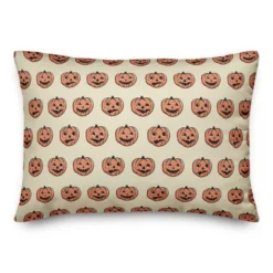 Creative Products Trick Or Treat Pumpkins Pattern 20 X 14 Indoor / Outdoor Pillow