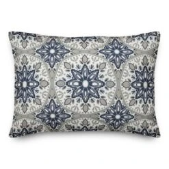 Creative Products Faded Blue Gray Medallions 14x20 Indoor / Outdoor Pillow 17 Creative Products Faded Blue Gray Medallions 14x20 Indoor / Outdoor Pillow -Home Decor GUEST a0c93987 95d8 4d70 b624 8c1c85b47f55