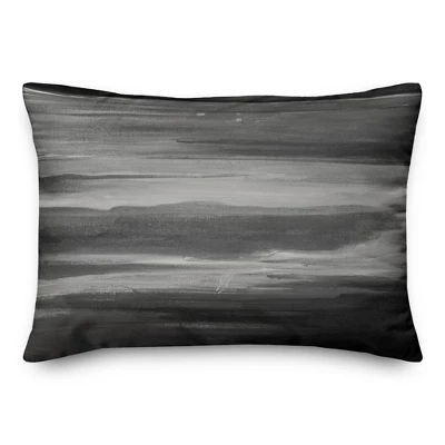Creative Products Black Streaks 14x20 Indoor / Outdoor Pillow