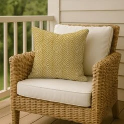 Creative Products Scribble Chevron 5 16 X 16 Indoor / Outdoor Pillow -Home Decor GUEST a43ee237 8005 4da9 a425 5c3064e3bcc4