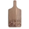 Creative Products Good Friends Are Lucky To Have 8 X 17 Walnut Paddle Cutting Board
