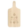 Creative Products Let's Be Merry 8 X 17 Maple Paddle Cutting Board