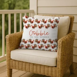 Creative Products Gobble Til You Wobble 18 X 18 Indoor / Outdoor Pillow 13 Creative Products Gobble Til You Wobble 18 X 18 Indoor / Outdoor Pillow -Home Decor GUEST a646c638 5d11 4b50 9ef5 72d23cb3d3d2