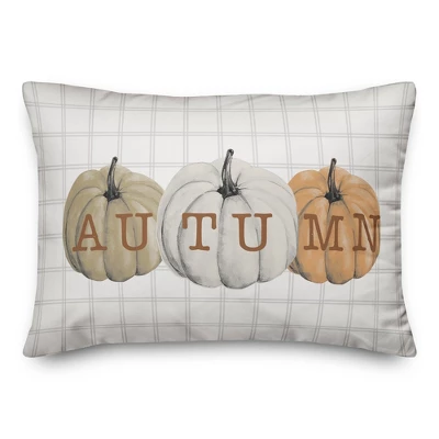 Creative Products Autumn Pumpkins 20 X 14 Indoor / Outdoor Pillow 3 Creative Products Autumn Pumpkins 20 X 14 Indoor / Outdoor Pillow - Image 3