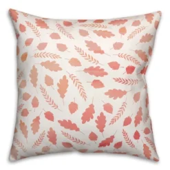 Creative Products Watercolor Leaf Pattern 18 X 18 Indoor / Outdoor Pillow