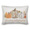 Creative Products Autumn Leaves And Pumpkins Please 20 X 14 Indoor / Outdoor Pillow