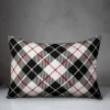 Creative Products Black And Red Farmhouse Plaid 14x20 Indoor / Outdoor Pillow