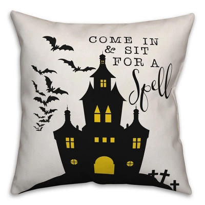 Creative Products Come In And Sit For A Spell 18x18 Indoor / Outdoor Pillow 2 Creative Products Come In And Sit For A Spell 18x18 Indoor / Outdoor Pillow - Image 2