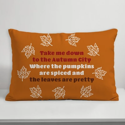 Creative Products Pumpkins Are Spiced And Leaves Are Pretty 20 X 14 Indoor / Outdoor Pillow 4 Creative Products Pumpkins Are Spiced And Leaves Are Pretty 20 X 14 Indoor / Outdoor Pillow - Image 4