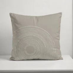 Creative Products Gray Circle Dot Pattern 18x18 Indoor / Outdoor Pillow 12 Creative Products Gray Circle Dot Pattern 18x18 Indoor / Outdoor Pillow -Home Decor GUEST b90a8e2e f86f 4ec8 b96b 1608f670161f