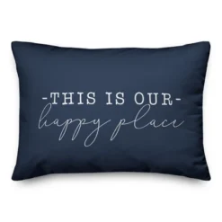 Creative Products This Is Our Happy Place Navy 14x20 Indoor / Outdoor Pillow 15 Creative Products This Is Our Happy Place Navy 14x20 Indoor / Outdoor Pillow -Home Decor GUEST b93b8900 8afe 468c a35f 1fff01a2552c