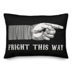 Creative Products Fright This Way 20 X 14 Indoor / Outdoor Pillow