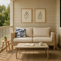 Creative Products Blue Brushstroke Pattern 18x18 Indoor / Outdoor Pillow -Home Decor GUEST bd87fe4f 3579 4cde bf66 545ac48c1c82