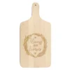 Creative Products Always And Forever Wreath 8 X 17 Maple Paddle Cutting Board