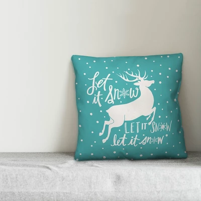 Creative Products Let It Snow 18x18 Indoor / Outdoor Pillow 2 Creative Products Let It Snow 18x18 Indoor / Outdoor Pillow - Image 2