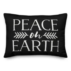 Creative Products Peace On Earth 14x20 Indoor / Outdoor Pillow -Home Decor GUEST c1292caf 9085 4a2a 91d1 1479d057e0c7