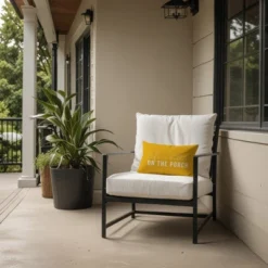 Creative Products Life Is Better On The Porch Yellow 14x20 Indoor / Outdoor Pillow -Home Decor GUEST c1f6ec16 79ad 4034 8061 766e894348d3