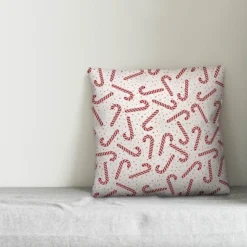 Creative Products Candy Cane Pattern 18x18 Indoor / Outdoor Pillow