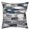 Creative Products Blue Brushstroke Pattern 18x18 Indoor / Outdoor Pillow