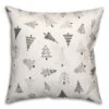 Creative Products Watercolor Trees 18 X 18 Indoor / Outdoor Pillow