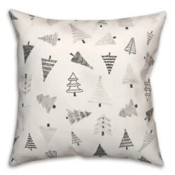 Creative Products Watercolor Trees 18 X 18 Indoor / Outdoor Pillow