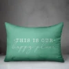 Creative Products This Is Our Happy Place Mint 14x20 Indoor / Outdoor Pillow