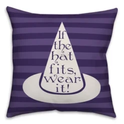 Creative Products If The Hat Fits, Wear It! 16x16 Indoor / Outdoor Pillow -Home Decor GUEST c738683c 9e6d 4df7 9762 a0802771847c