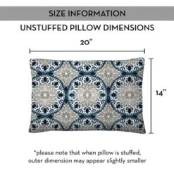 Creative Products Faded Gray Blue Medallions 14x20 Indoor / Outdoor Pillow 16 Creative Products Faded Gray Blue Medallions 14x20 Indoor / Outdoor Pillow -Home Decor GUEST c93dd501 f5c6 4366 a3b6 5331f8197627