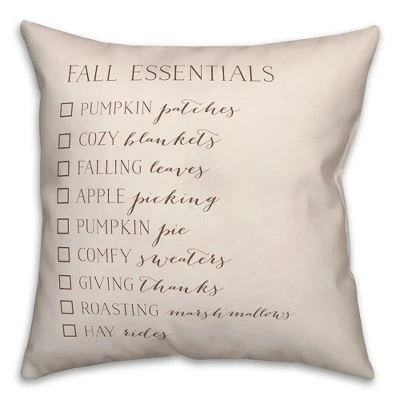 Creative Products Fall Essentials 18 X 18 Indoor / Outdoor Pillow 1 Creative Products Fall Essentials 18 X 18 Indoor / Outdoor Pillow