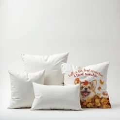 Creative Products Fall Corgi 18 X 18 Indoor / Outdoor Pillow -Home Decor GUEST cb36f556 0c9e 4438 be8f d796ce23c3fa