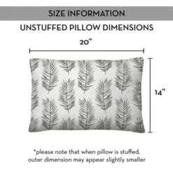Creative Products Green Fern Pattern 14x20 Indoor / Outdoor Pillow -Home Decor GUEST cbd40295 7fb7 41b3 bff0 248e52b65cc2