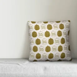 Creative Products Gold Pumpkins 16x16 Indoor / Outdoor Pillow
