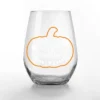 Tis The Season To Be Grateful 15 Oz. Stemless Wine Glass