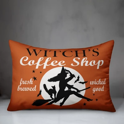 Creative Products Witch's Coffee Shop 14x20 Indoor / Outdoor Pillow 2 Creative Products Witch's Coffee Shop 14x20 Indoor / Outdoor Pillow - Image 2