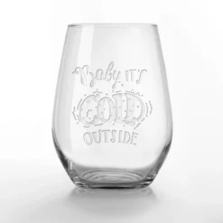 Creative Products Baby It's Cold Outside 15 Oz. Stemless Wine Glass -Home Decor GUEST d2a42e37 1683 490d b094 52eacb9b51b7