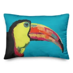 Creative Products Bright Jungle Toucan On Teal 14x20 Indoor / Outdoor Pillow 17 Creative Products Bright Jungle Toucan On Teal 14x20 Indoor / Outdoor Pillow -Home Decor GUEST d32be3e6 ed27 4bf5 9961 67f8ba40b749